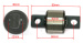 картинка Ролик каретки  22x40x30 side от магазина IZC