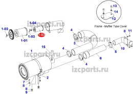 картинка Фильтр воздушный  №25b от магазина IZC
