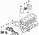 Крышка распределительного механизма Mitsubishi s4q2/25l4c #02