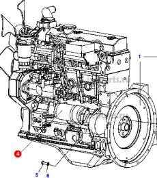 картинка Стартер Cummins b3.3 #02 с колоколом от магазина IZC