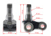 картинка Цапфа Mitsubishi 1.5t длинные lh под шс от магазина IZC